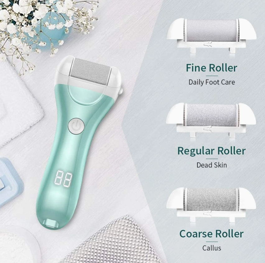 Rechargeable Electric Callus Remover – Electronic Foot File & Hard Skin Remover